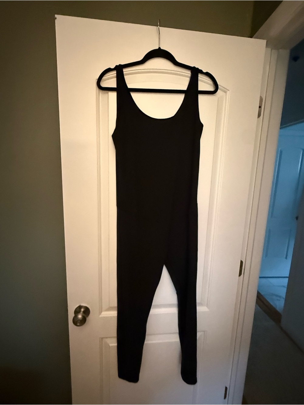 Isabel maternity Black Scoop-Neck Jumpsuit